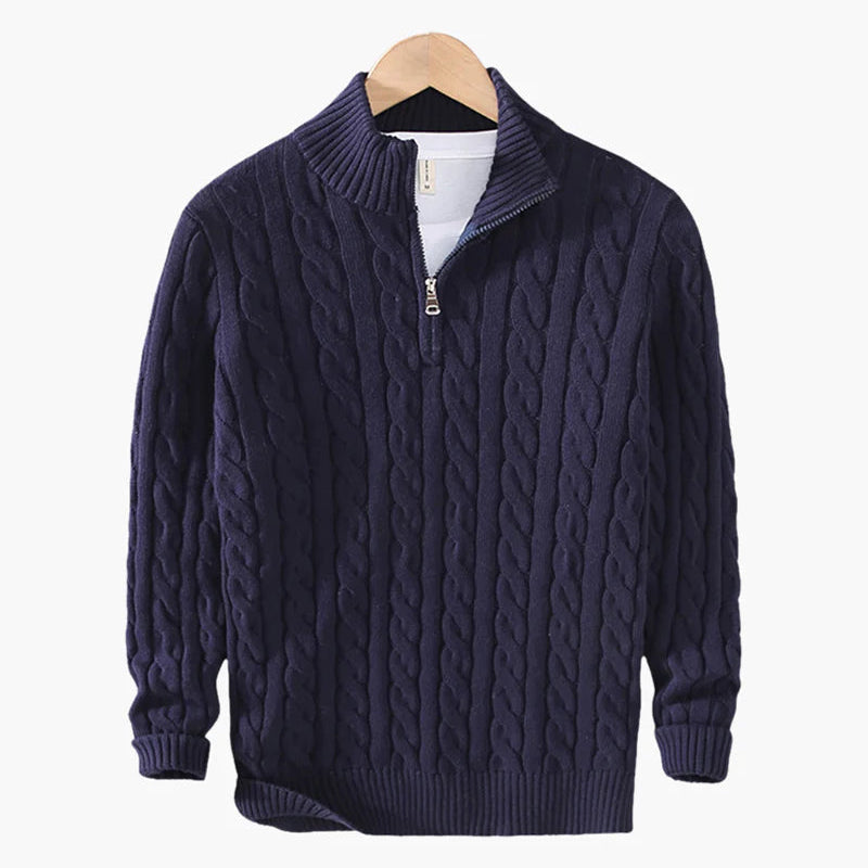 Verbier Cashmere Knitted Half Zip