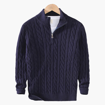 Verbier Cashmere Knitted Half Zip