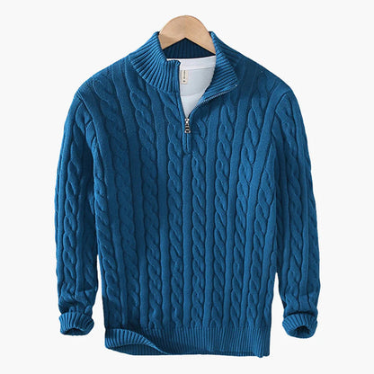 Verbier Cashmere Knitted Half Zip