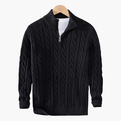 Verbier Cashmere Knitted Half Zip